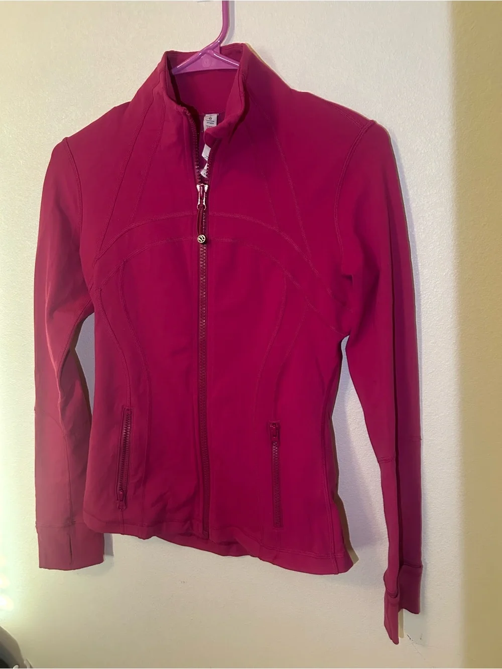 lululemon athletica Hot Pink Zip-Up Jacket